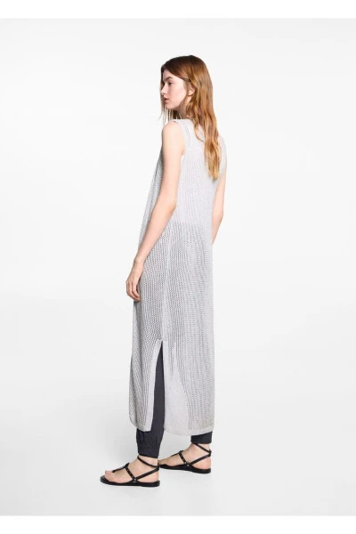 Openwork Lurex Vest - 4