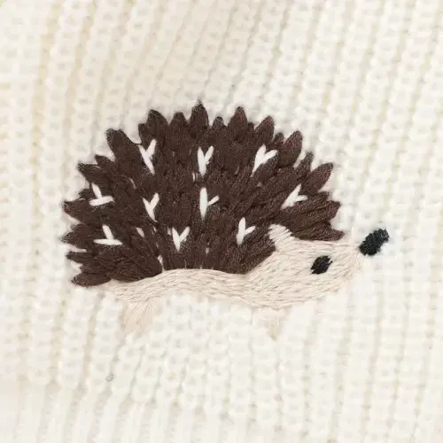 Opewod Baby Boy Girl Triko Kardigan Sviter Yumshoq Issiq Tikilgan Dumaloq Yaka Uzun Yengli Palto Go'dak Tashqi Kiyim Kuz-Qish Kiyimlari - 6