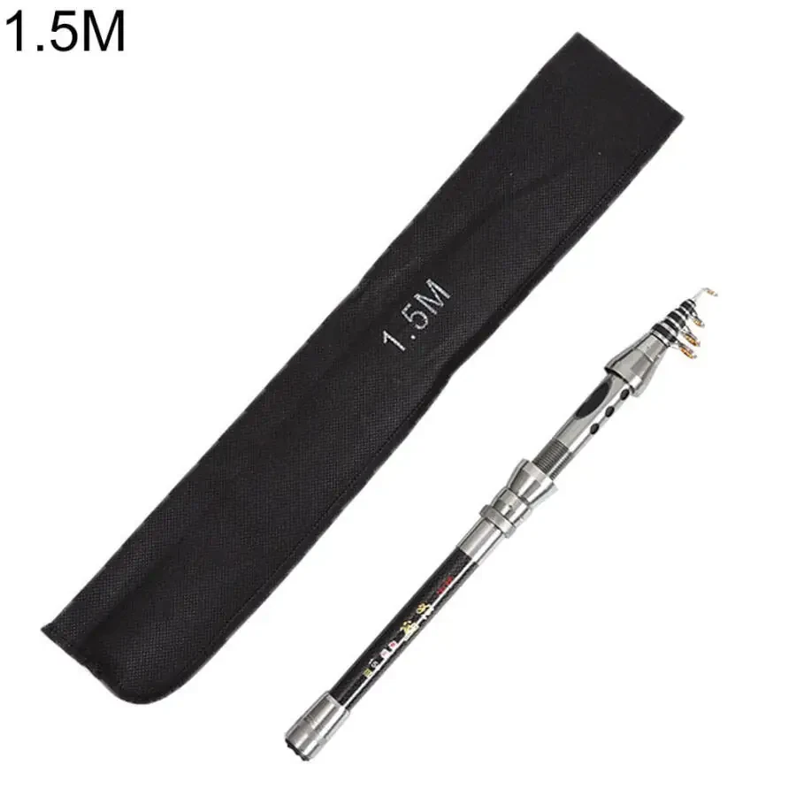 Opolski 1.5/1.8m High Carbon Fiber Lightweight Telescopic Casting River Sea Fishing Rod-1.8M - 2