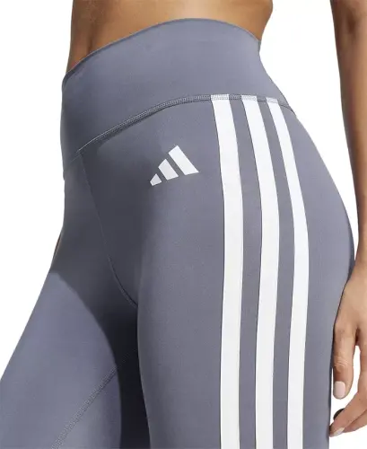 Optime Essentials 3 Stripes Flared Leggings - Onix/white - 4