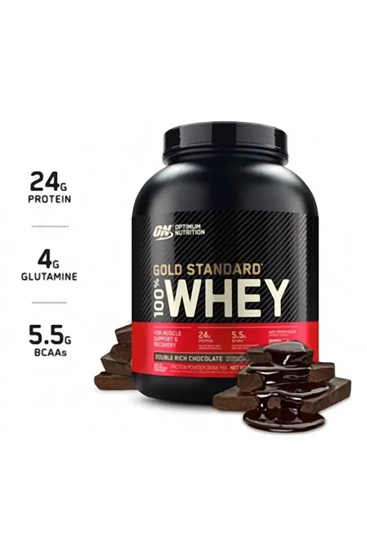 Optimum Gold Standard Whey Protein Powder 2273 g Double Chocolate - 2