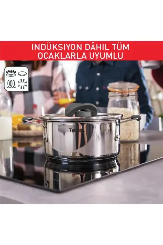 Optispace 8 Parça Çelik Tencere Seti-142344 - 6