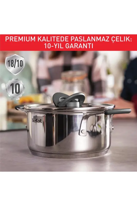 Optispace 8 Parça Çelik Tencere Seti - 142344 - 5