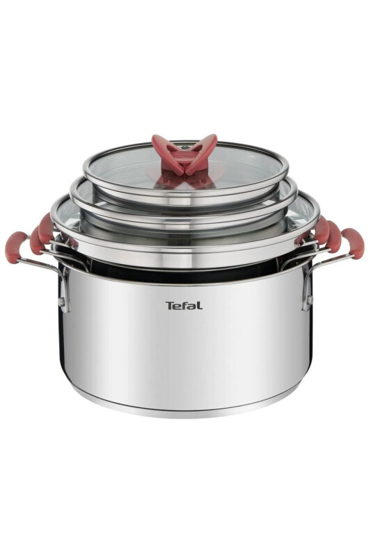 Optispace Po'lat Qozonlar To'plami - 6 Dona - TEFAL