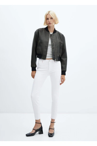 Oq ayollar shim 57040308 - MANGO