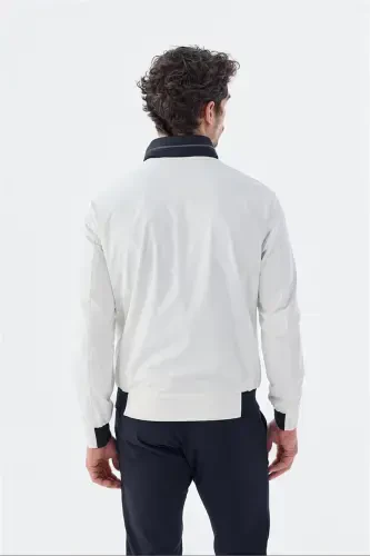 Oq Comfort Fit kapüşonli qulay mavsumiy sport kurtkasi - 5