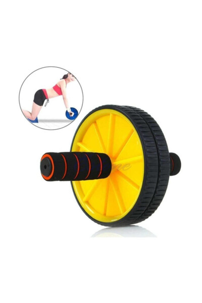 Oq Fitness Qorin Mushaklari Sixpack Mashq G'ildiragi Sport Jihozi Ab Wheel - LEYATON (1)