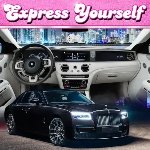 Oq mo'ynali zarlar Avtomobil aksessuarlari - Ichki bezatish uchun mo'ynali yoqimli avto aksessuarlari - Orqa ko'rinish oynasiga osilgan mo'ynali bezaklar - Retro Y2K McBling 2000-yillar estetik qizlar dekorasi - Oq va qora - 4