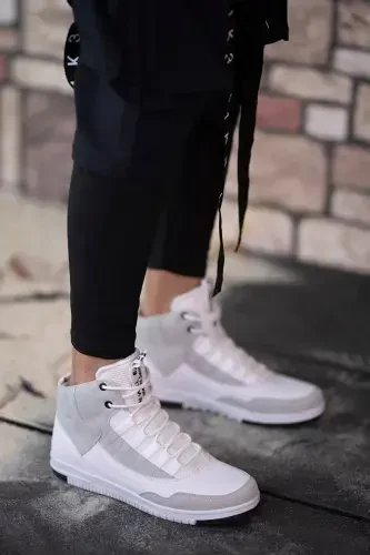 Oq Muz Erkak Sneaker Bot 00122262-Oq Muz - 5