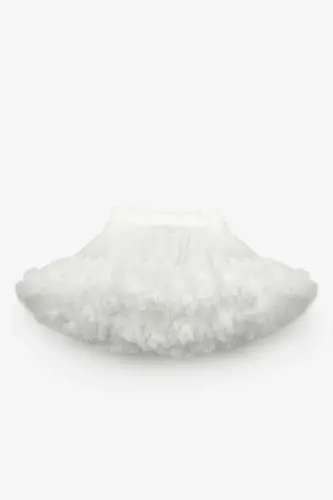 Oq qiz bola tutu yubka - Bonita-Oq - 4
