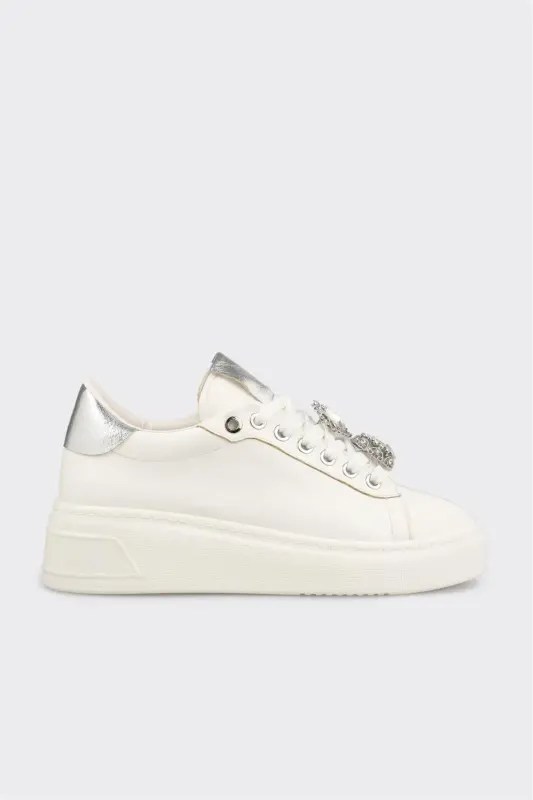 Оқ рангдаги аёллар спорт пойабзали-Оқ - ELLE SHOES