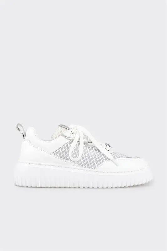 Оқ рангдаги аёллар спорт пойабзали-Оқ - ELLE SHOES