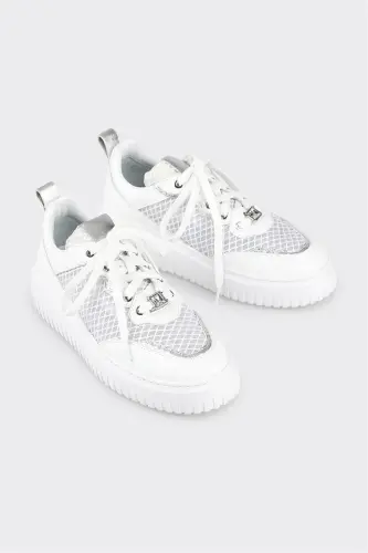 Оқ рангдаги аёллар спорт пойабзали-Оқ - ELLE SHOES (1)