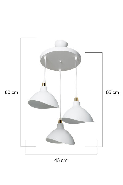 Oq Sarkıt Avize Yotoq Xonasi Zal Oshxona Koridor Chiroq - AG LIGHTDESIGN (1)