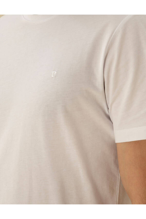 Oq Slim Fit Basic futbolkasi - 7
