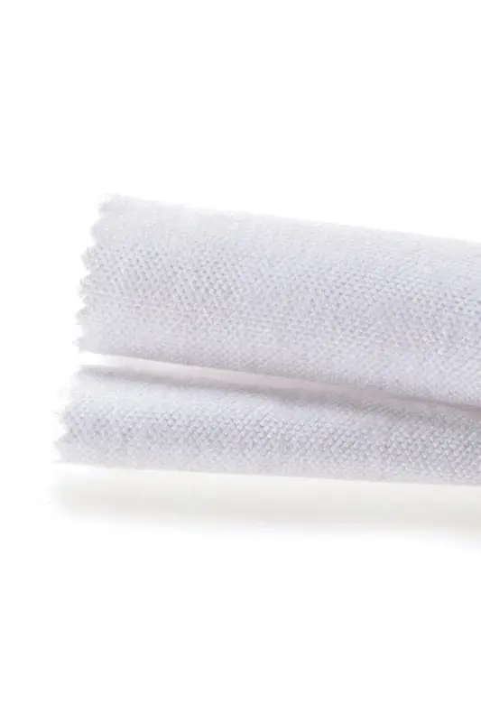 Oq tekis rangli fon parda, pliesiz tekis tikuv, ekstrafor burama, bitta qanot-oq - 7