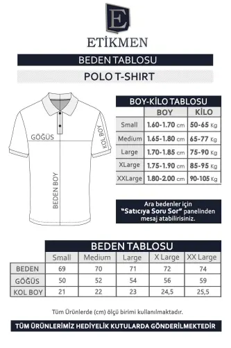 Oq yoqali naqshli erkaklar polo yoqali futbolkasi - Oq - 4
