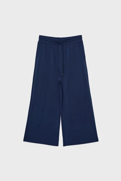 Oqimli yumshoq to'qimalı kulyot shimlar - 5