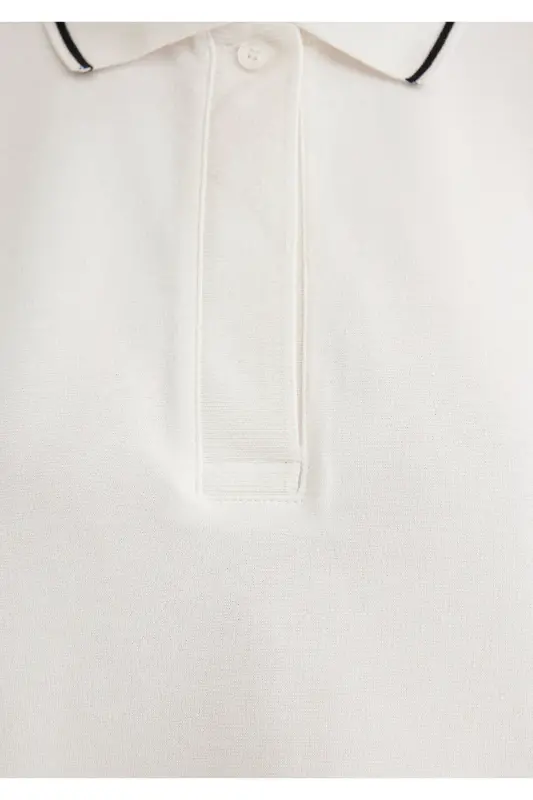 Oqish Crop Polo Tishirti Crop / Kalta Bichim 1613000-70057 - Oqish-70057 - 7