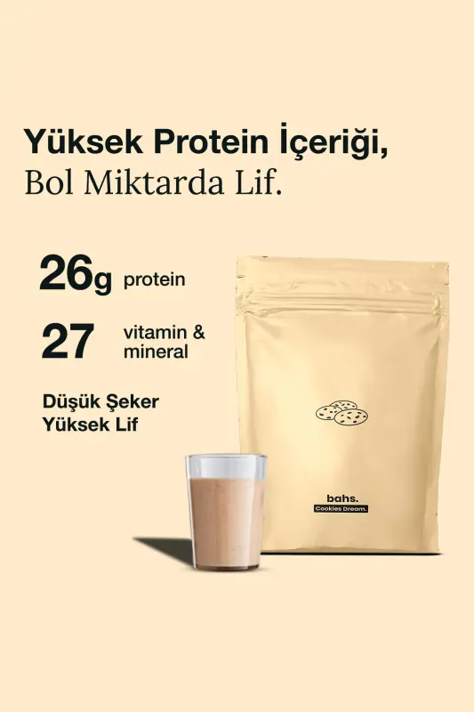 Oqsilli ovqat kukunlari - Cookies Dream 600gr - 10 ta xizmat qilish - 4