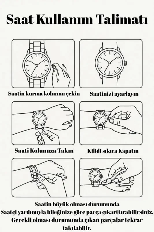 Oqtoshli soatlar to'plami Sovg'a to'plami Sevgiliga sovg'a Onaga sovg'a Tug'ilgan kun sovg'asi - 5