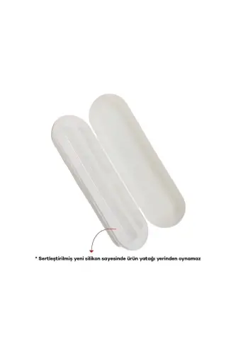 Oral B moslashuvchan zaryadlanuvchi tish cho'tkasi himoyalovchi idishi saqlash qutisi gigienik sayohat qutisi - Oq - 5