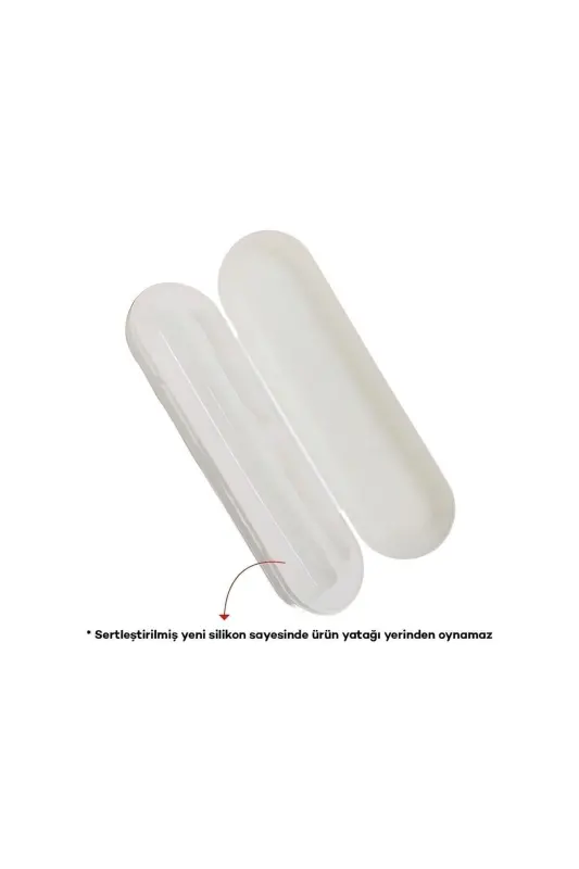 Oral B moslashuvchan zaryadlanuvchi tish cho'tkasi himoyalovchi idishi saqlash qutisi gigienik sayohat qutisi - Oq - 5