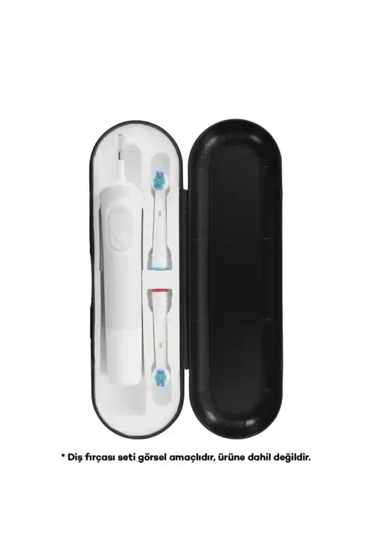 Oral-B Rechargeable Toothbrush Protective Case, Storage Case, Hygienic Travel Kit - Black - 1