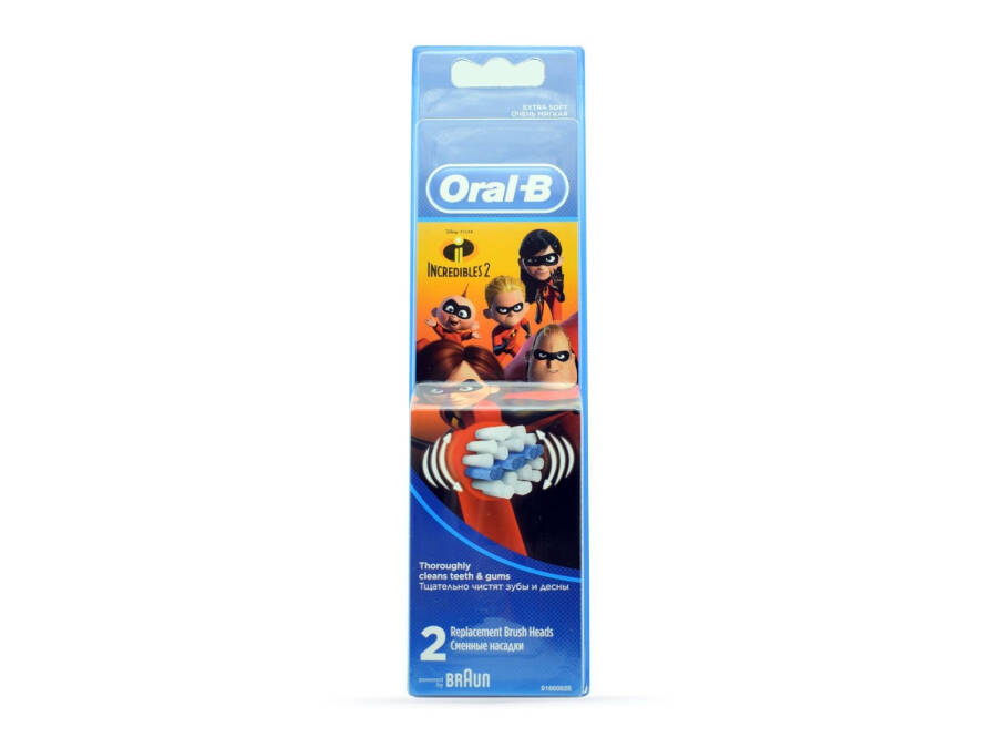 Oral-B Stages Kids Electric Toothbrush with 2 Incredibles Replacement Brush Heads - 1