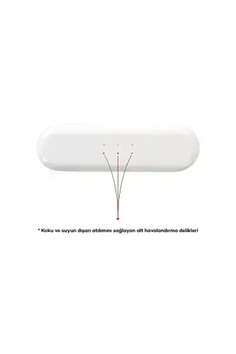 Oral B Uyumlu Şarjlı Diş Fırçası Koruma Kabı Saklama Kabı Hijyenik Seyahat Kutusu - Beyaz - 4