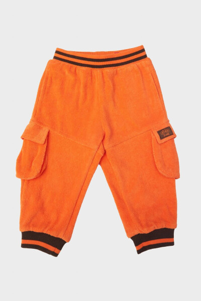 Orange Baby Boy Sweatpants 23FW0BG1236 - 1