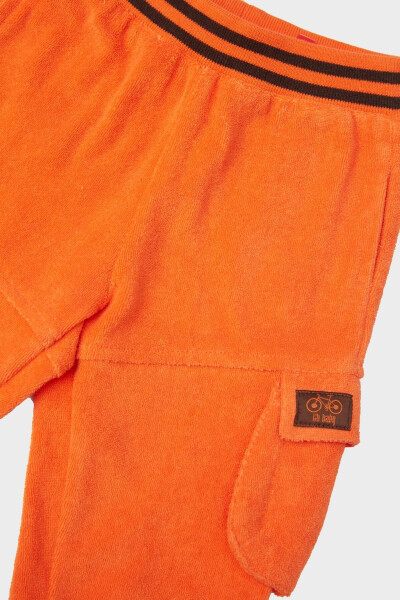 Orange Baby Boy Sweatpants 23FW0BG1236 - 3