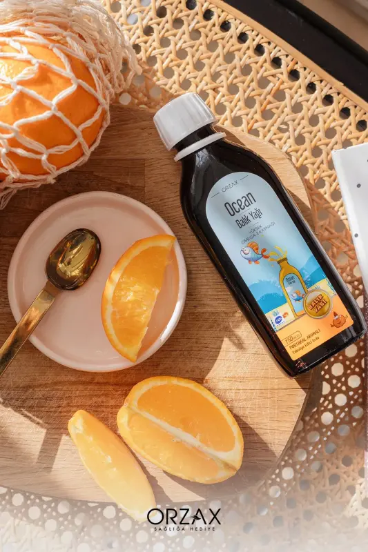 Orange Flavored Fish Oil Syrup 150ml - 5