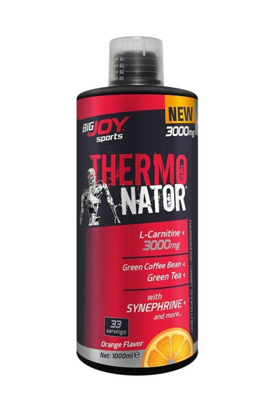 Orange Flavored Thermo Nator L Carnitine 1000 ml 3000mg L Carnitine - 5