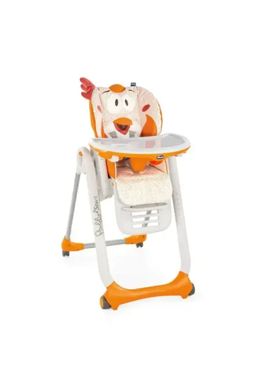 Orange Polly 2 Start Fancy Chicken High Chair - CHICCO