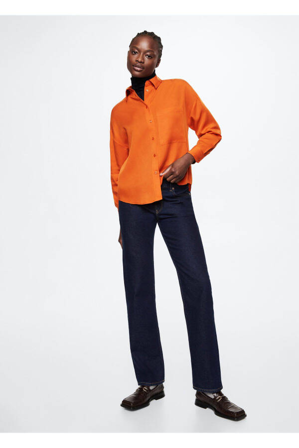 Orange Women Shirt - 1