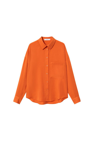 Orange Women Shirt - 4