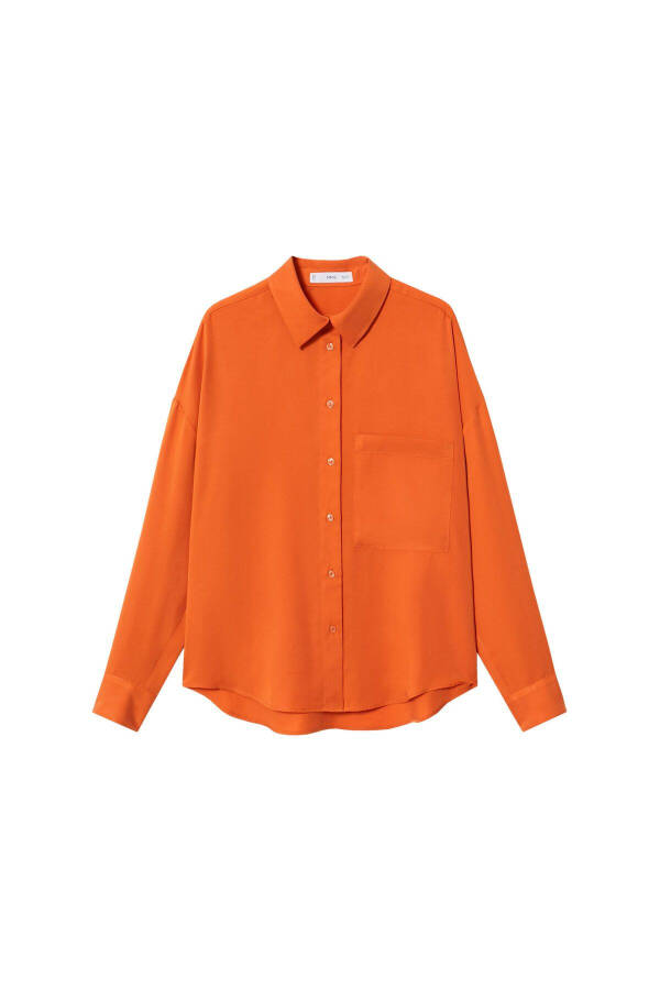 Orange Women Shirt - 4