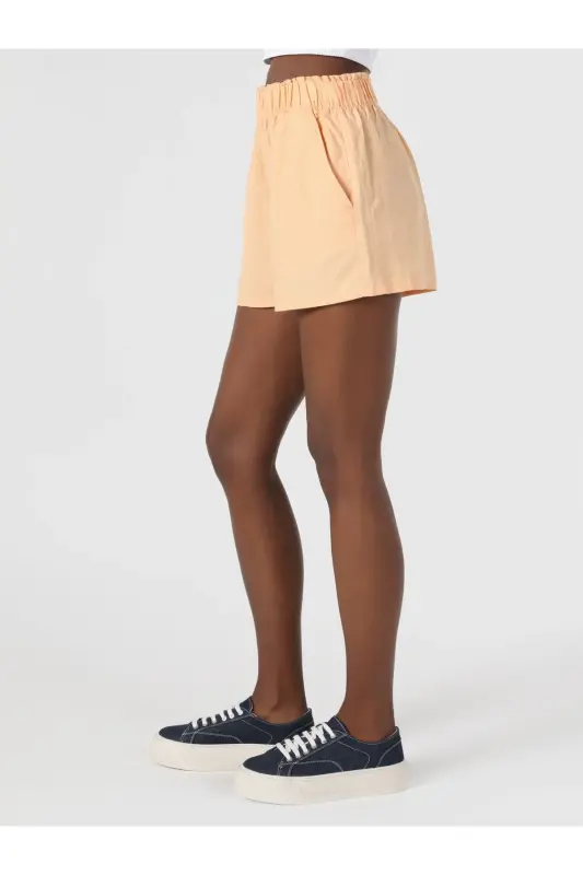 Orange women's shorts - 3