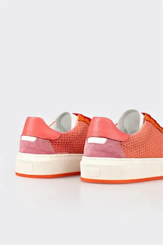 Orange Women's Sports Shoes-Orange - 5