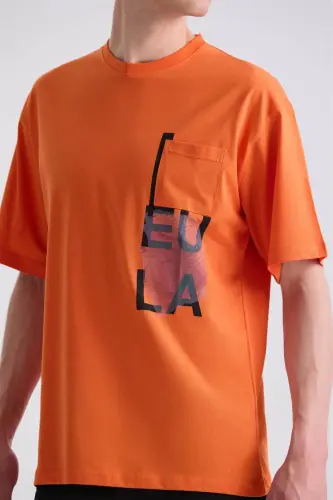 Oranj Oversize Graphic Bike Collar T-Shirt - 3