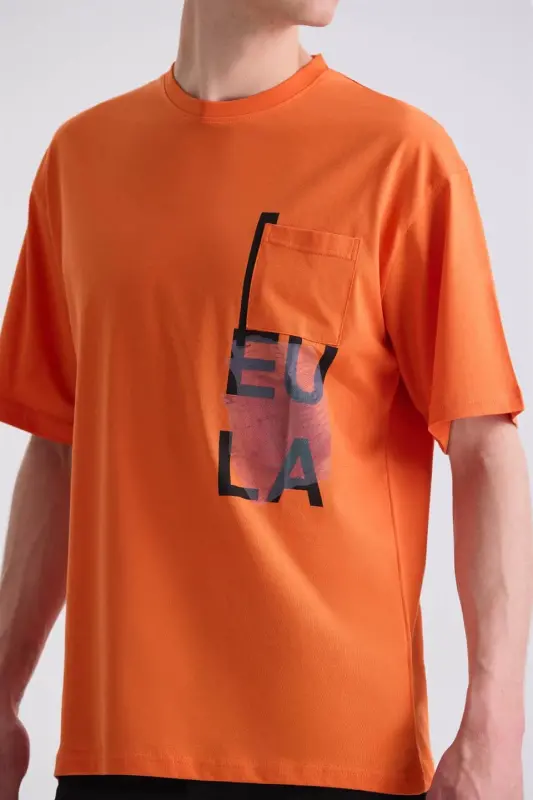 Oranj Oversize Graphic Bike Collar T-Shirt - 3