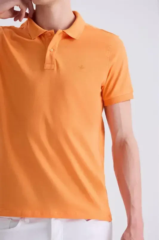 Oranj Slim Fit Polo Neck T-Shirt - 2