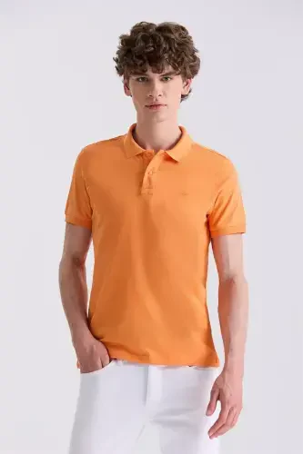 Oranj Slim Fit Polo Yaka Futbolka - 4