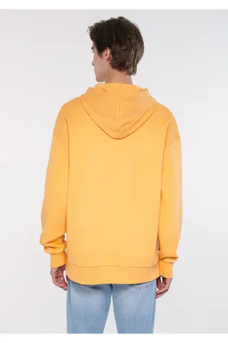 Оранжевый худи Basic Sweatshirt 0610062-71399 - Оранжевый-71399 - 3