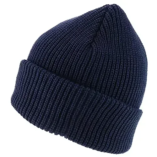 Armycrew 100% Acrylic Oversized XXL Thick GI Watch Cap Ribbed Knit Beanie Hat - ARMYCREW