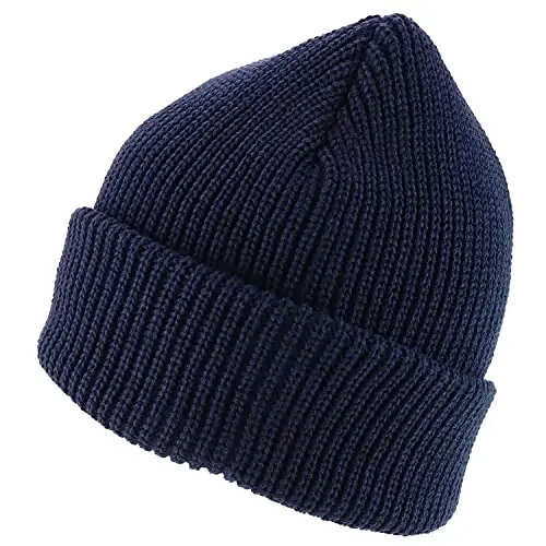 Armycrew 100% Acrylic Oversized XXL Thick GI Watch Cap Ribbed Knit Beanie Hat - 1