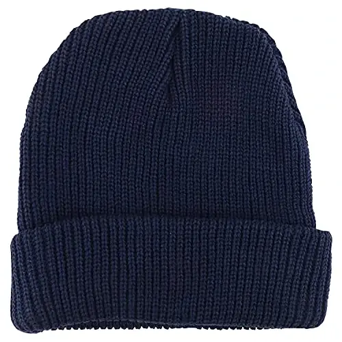 Armycrew 100% Acrylic Oversized XXL Thick GI Watch Cap Ribbed Knit Beanie Hat - 3