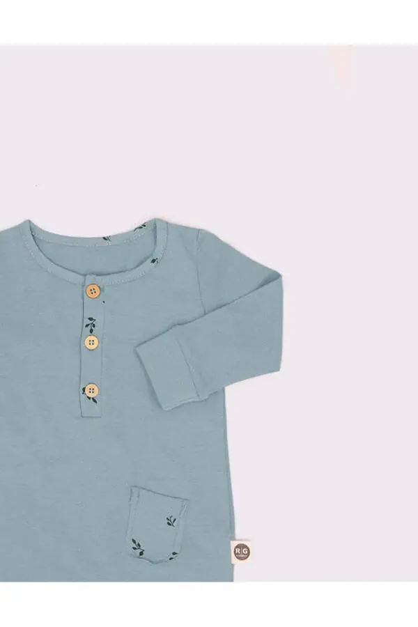 Organic Baby Romper and Bonnet - 2