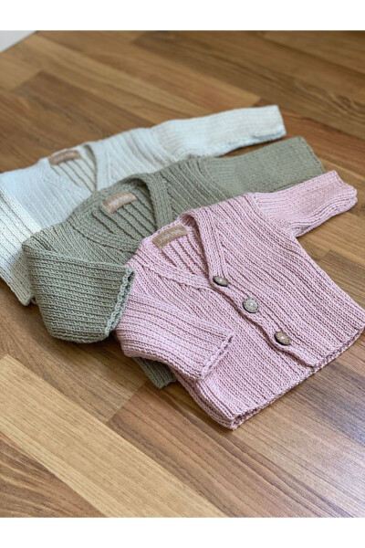 ORGANIC BABY SWEATER - PURDY PLUM (1)